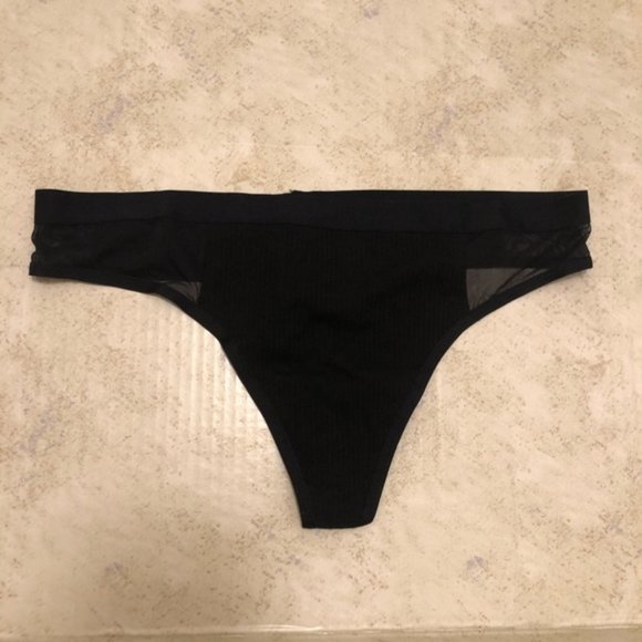 aerie Other - 💖 NWT AERIE BLACK THONG PANTIE